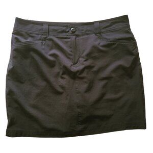 Eddie Bauer Black Skort Skirt & Shorts Golf Pickleball Size 8